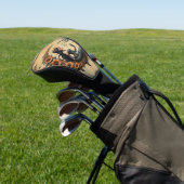 Zonnebloem Halve Maan Koningin Golfheadcover (Insitu)