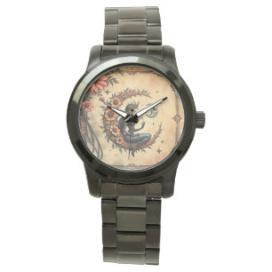 Zonnebloem Halve Maan Koningin Horloge