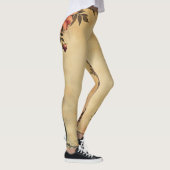 Zonnebloem Halve Maan Koningin Leggings (Rechts)