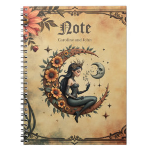Zonnebloem Halve Maan Koningin Notitieboek