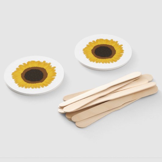 Zonnebloem Handwaaier (Niet-gemonteerd)