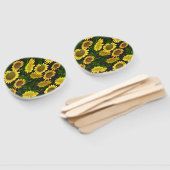 Zonnebloem Handwaaier (Niet-gemonteerd)