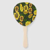 Zonnebloem Handwaaier (Voorkant)