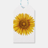  zonnebloem Happy Flower Cadeaulabel (Voorkant)