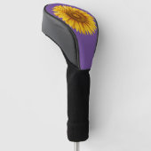  zonnebloem Happy Flower Golfheadcover (Schuin)