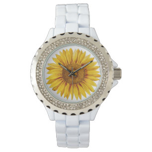  zonnebloem Happy Flower Horloge