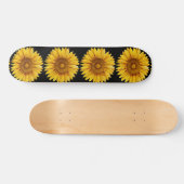  zonnebloem Happy Flower Persoonlijk Skateboard (Horizontaal)