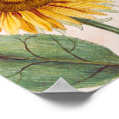  zonnebloem Happy Flower Poster (Hoek)