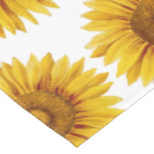  zonnebloem Happy Flower Tafelkleed (Gekanteld)