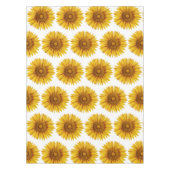  zonnebloem Happy Flower Tafelkleed (Voorkant)