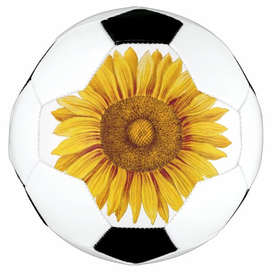  zonnebloem Happy Flower Voetbal (Voorkant)