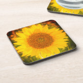 "Zonnebloem" Harde plastic onderzetter (Linkerzijde)