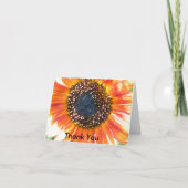 Zonnebloem "Hartelijk dank"-kaart Bedankkaart (Voorkant)