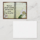 zonnebloem Hartelijk dank Notitiekaartje (Voorkant / Achterkant)