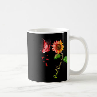 Zonnebloem hartziekte bewustzijn koffiemok
