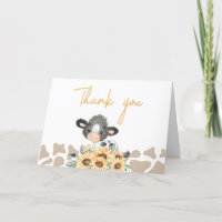 Zonnebloem Heilige Koe Baby shower