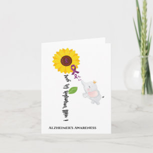 Zonnebloem Heimerheimer Bewustzijn Ik zal herinner Kaart
