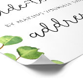 Zonnebloem helpt de drukke bruid Adres Poster (Hoek)