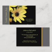 Zonnebloem Herbalistisch Visitekaartje (Voorkant / Achterkant)