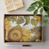 Zonnebloem Herfst Bloemenvlinder Ephemera Decoupag Tissuepapier (Geschenk)