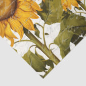 Zonnebloem Herfst Bloemenvlinder Ephemera Decoupag Tissuepapier (Detail)