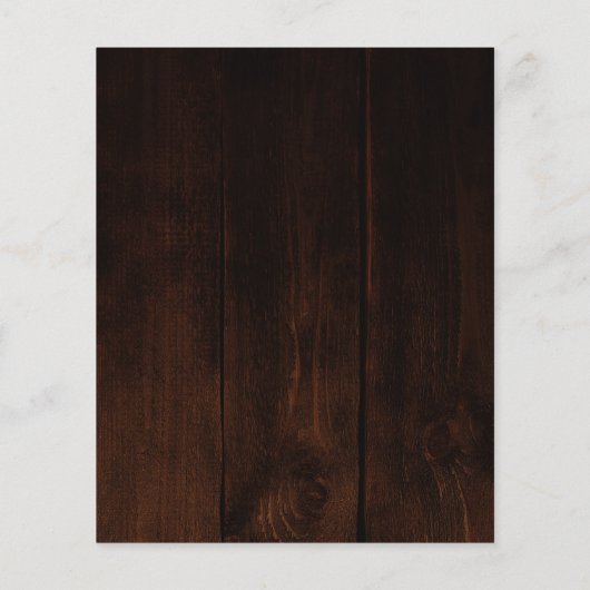 Zonnebloem Herfst Budget Bruids Douche Uitnodiging Flyer (Achterkant)