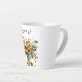 Zonnebloem Herfst Chic Country Gift Latte Mok (Rechterhoek)