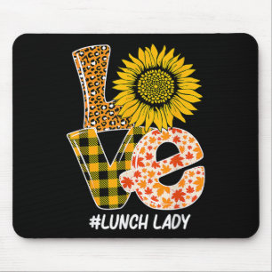 Zonnebloem Herfst Herfst Liefde Lunch Dame Grappig Muismat