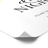 Zonnebloem Herfst Vrijgezellenfeest Datum Night Ja Poster (Hoek)