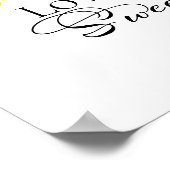 Zonnebloem Herfst Vrijgezellenfeest Liefde is Swee Poster (Hoek)