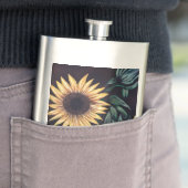 Zonnebloem Heupfles (Voorbeeld)