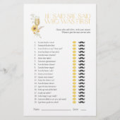 Zonnebloem Hij zei dat ze zei Boho Vrijgezellenfee (Voorkant)