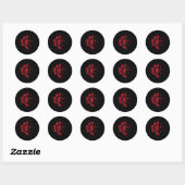 Zonnebloem HIV Aids Hersenaneurysma Cool Awar Ronde Sticker (Vel)