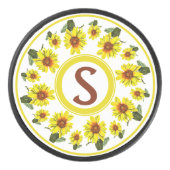 Zonnebloem Hockey Puck (Voorkant)