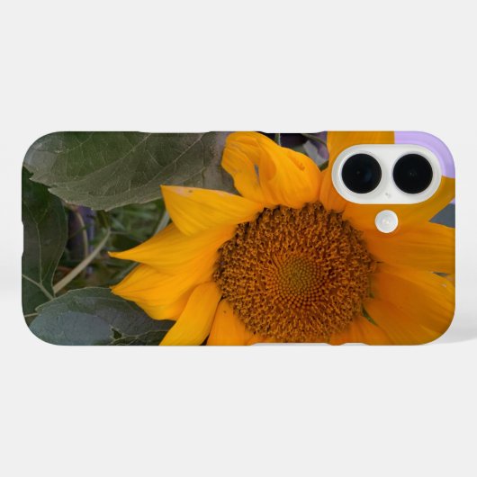 Zonnebloem hoesje (Achterkant (horizontaal))