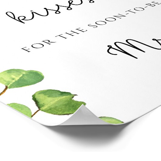 Zonnebloem hoeveel kussen vrijgezellenfeest wild poster (Hoek)