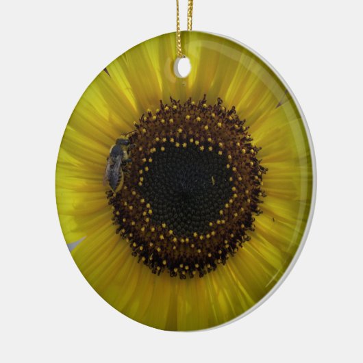 Zonnebloem hommel Bee 01 Ornament (Links)