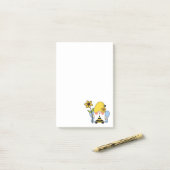 Zonnebloem Hommeltje Kabouter Notities Post-it® Notes (Op bureau)