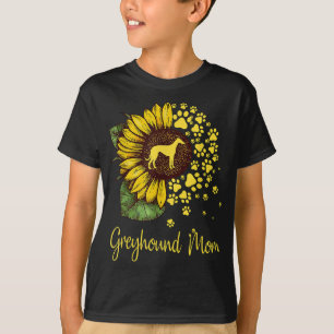Zonnebloem Hondenliefhebber T-shirt