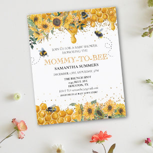 Zonnebloem honing van mama tot Waterverf