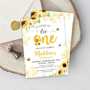 Zonnebloem honingbijendag uitnodiging