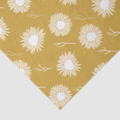 Zonnebloem hoofd bloem verpakkings papier (Detail)