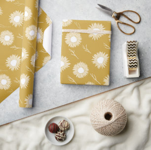 Zonnebloem hoofd bloem verpakkings papier