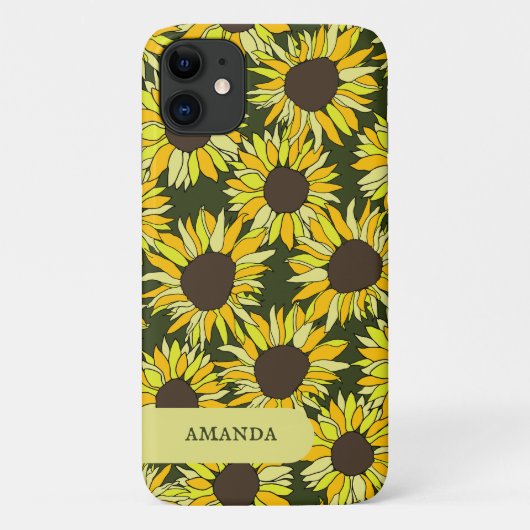 Zonnebloem hoofd zomer bloem Case-Mate iPhone case (Achterkant)