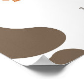 Zonnebloem Hoogland Koe Mijn eerste Rodeo 1e Verja Poster (Hoek)