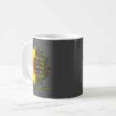 Zonnebloem Hoop Koffiemok (Voorkant links)