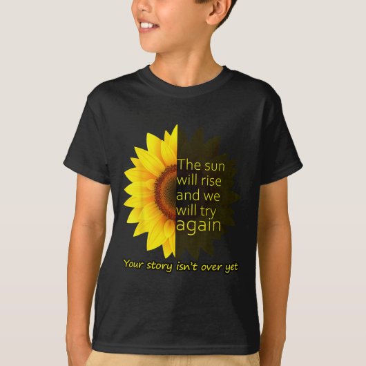 Zonnebloem Hoop T-shirt (Voorkant)