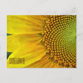 Zonnebloem Horizontaal Briefkaart