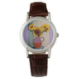 Zonnebloem horloge