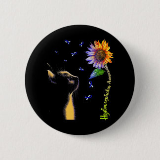 Zonnebloem Hydrocefalus Awareness Ronde Button 5,7 Cm